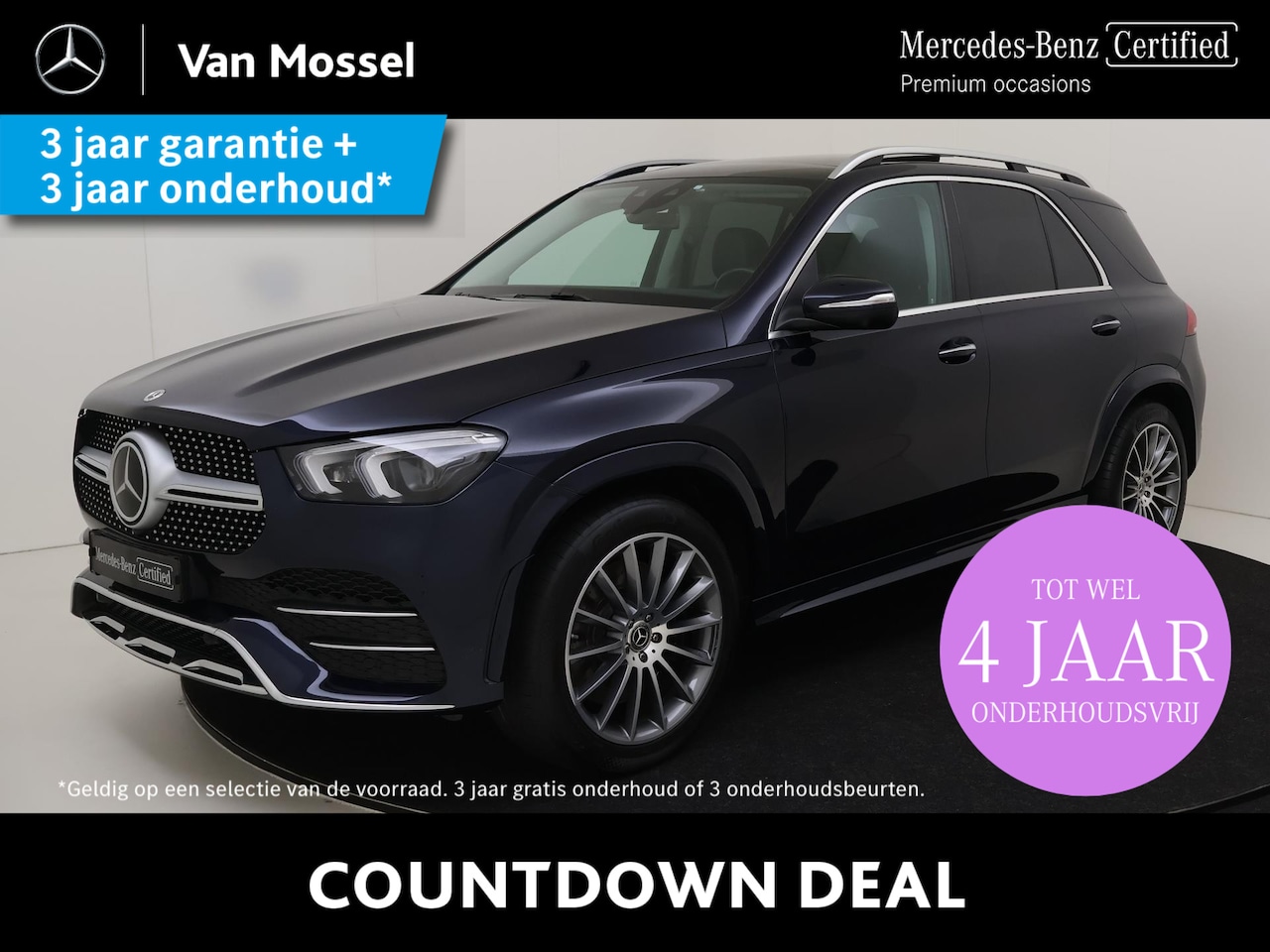 Mercedes-Benz GLE-Klasse - 450 4MATIC Premium Plus / Panorama dak / Rijassistentie Pakket / Burmester / 21 Inch AMG M - AutoWereld.nl