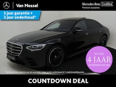 Mercedes-Benz S-klasse - 580 4MATIC Lang AMG Line / Stoelverwarming / Stoelventilatie / 360Graden-Camera / Panaroma