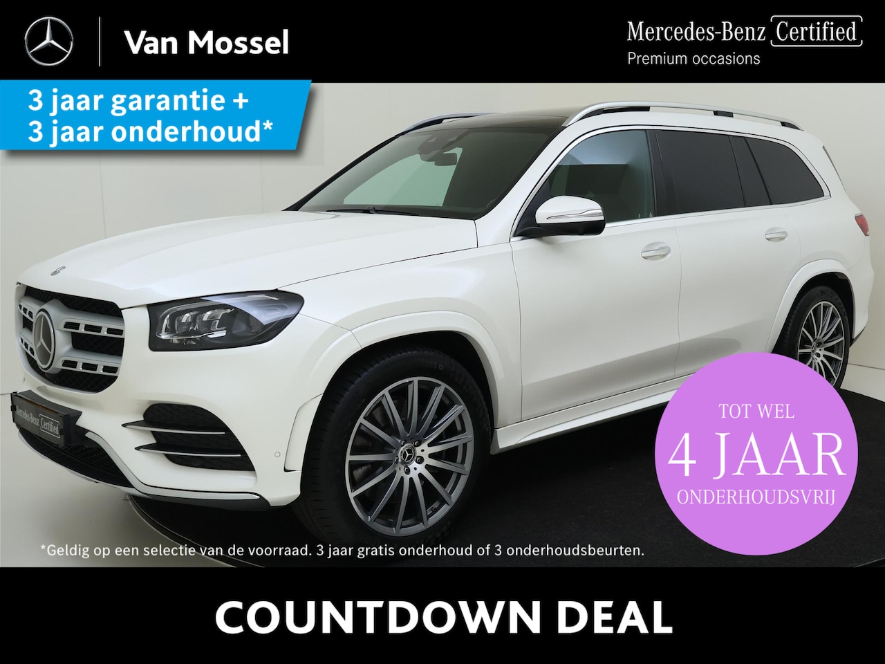 Mercedes-Benz GLS - 400 d 4MATIC Premium Plus Grijs kenteken /Panoramadak / Trekhaak /Burmester/ HUD /Rijassis - AutoWereld.nl