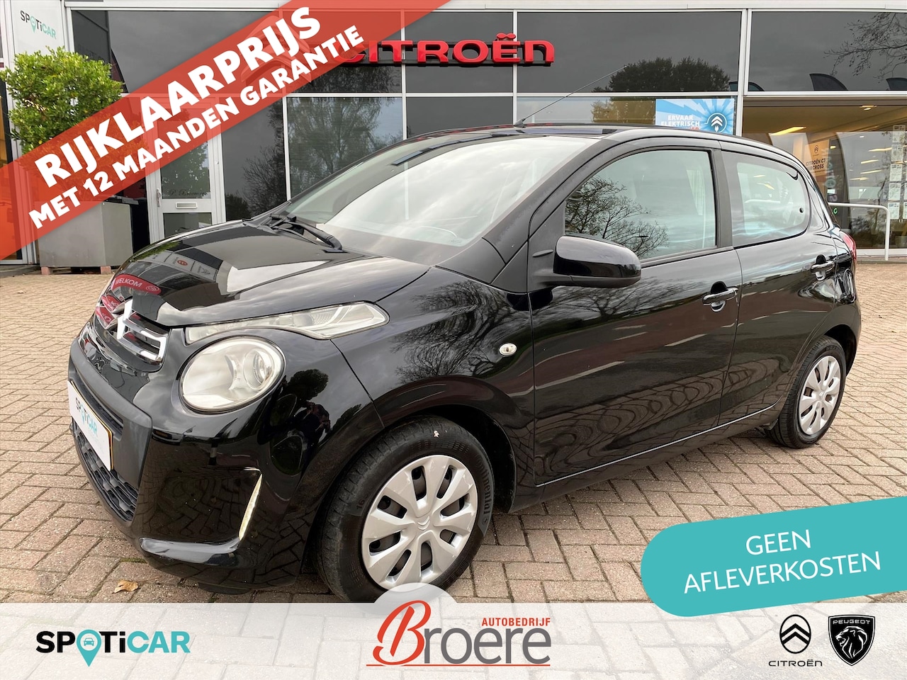 Citroën C1 - 1.0 VTi 68PK 5Drs Selection | airconditioning, radio unit met bluetooth, elek. ramen voor - AutoWereld.nl