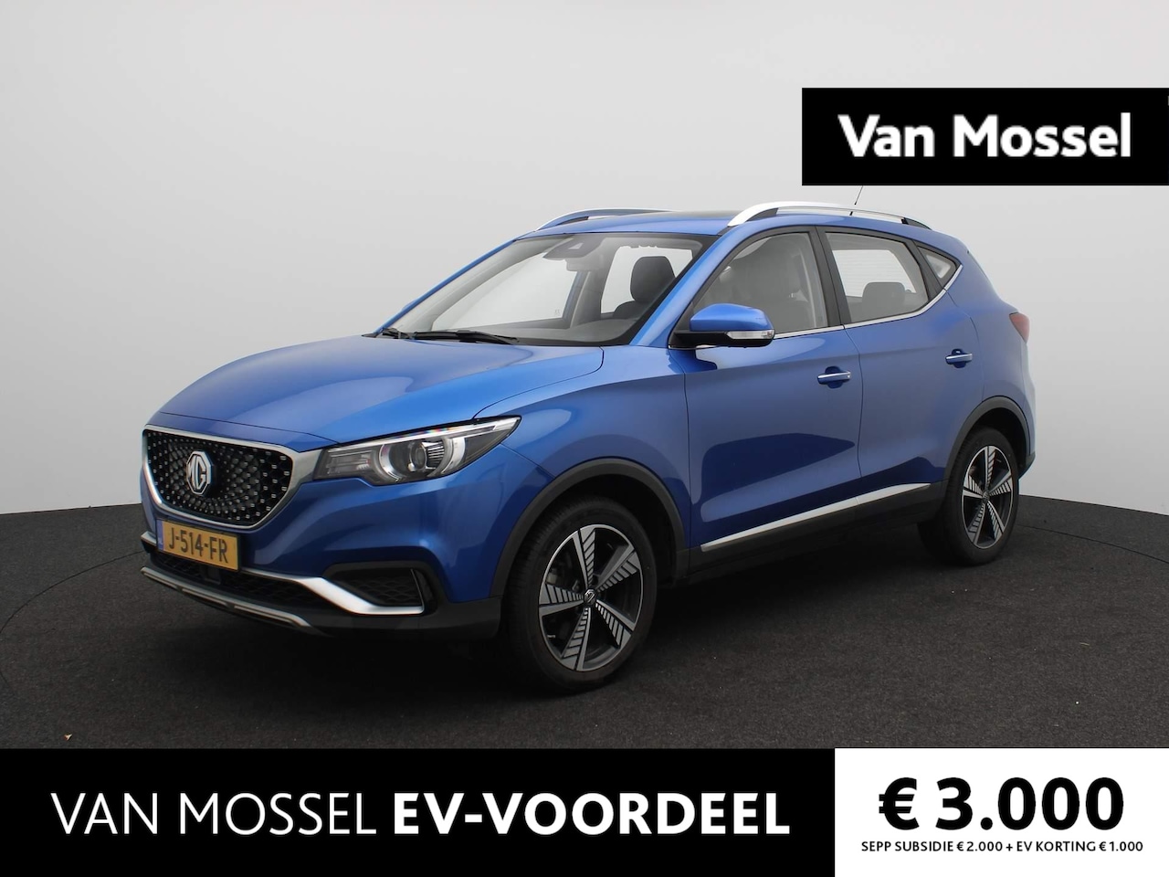 MG ZS - EV Luxury | 1e-Eigenaar | Navi | Panoramadak | Leder | Camera | Apple CarPlay | - AutoWereld.nl