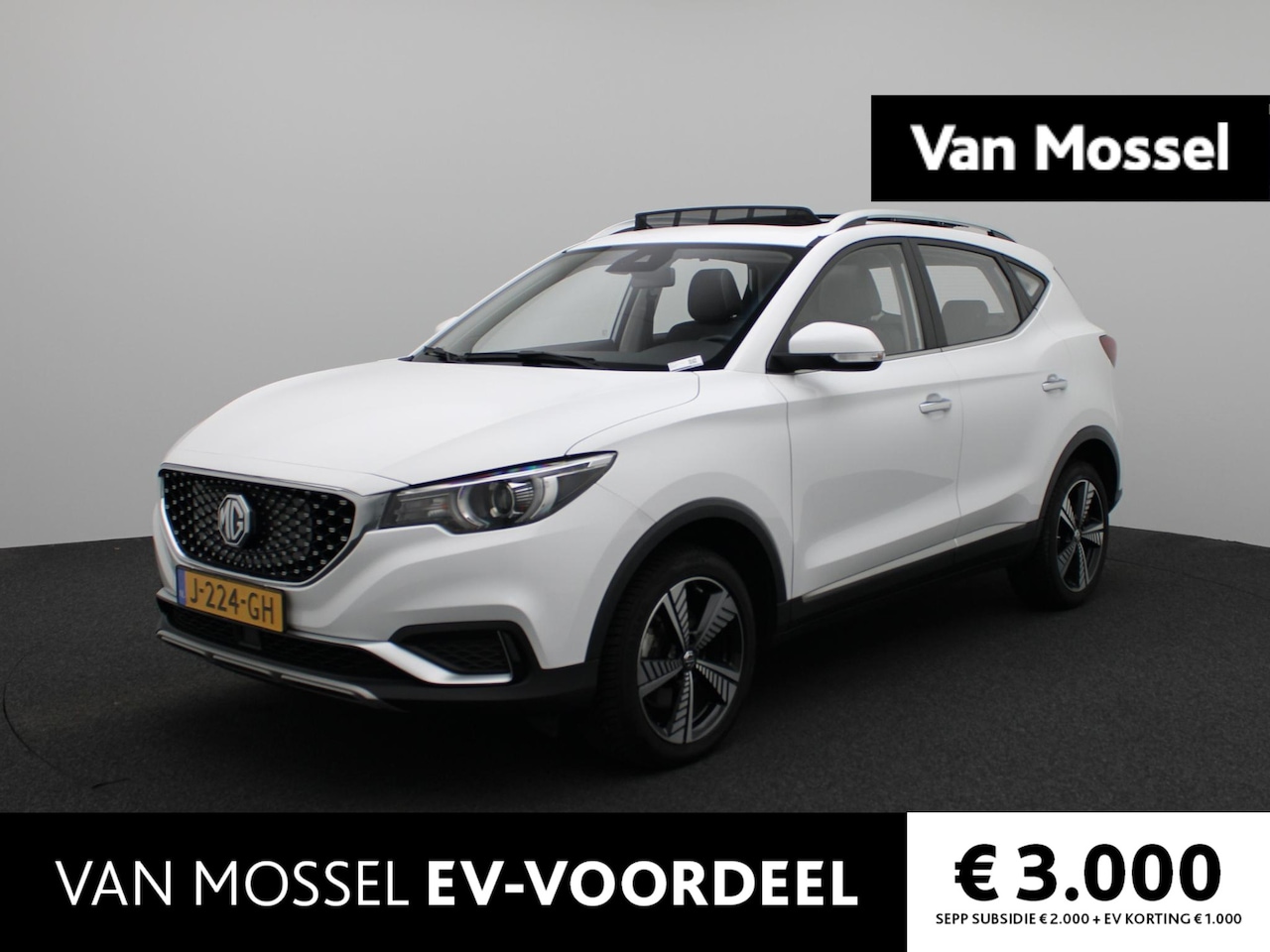 MG ZS - EV Luxury 45 kWh | Leder | Navi | Panoramadak | Camera | Apple CarPlay | Adaptive Cruise C - AutoWereld.nl