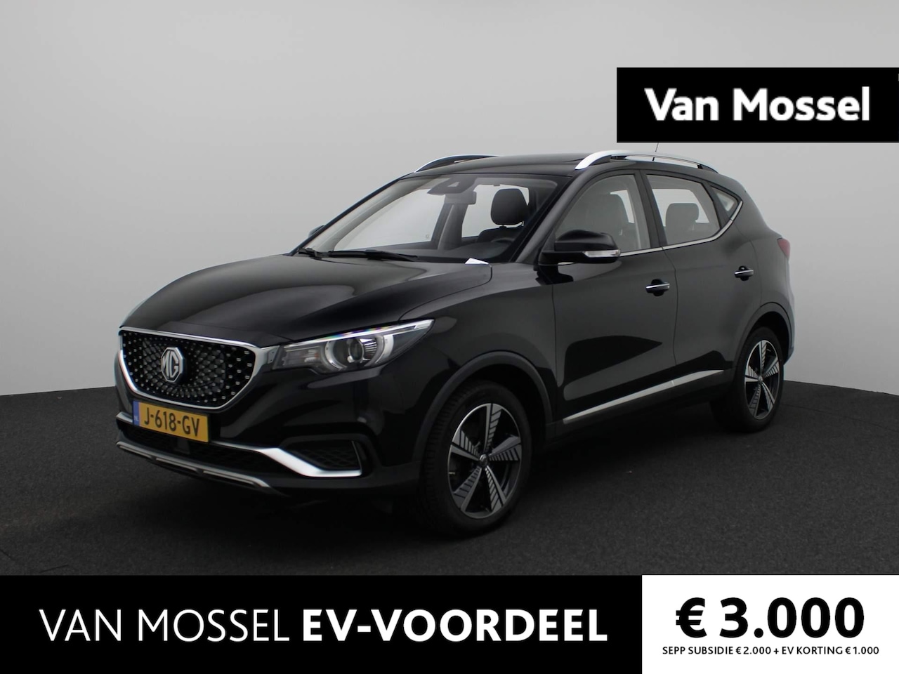 MG ZS - EV Luxury 45 kWh | Airco | Navi | Leder | LMV | Schuifdak | PDC | Cam | - AutoWereld.nl