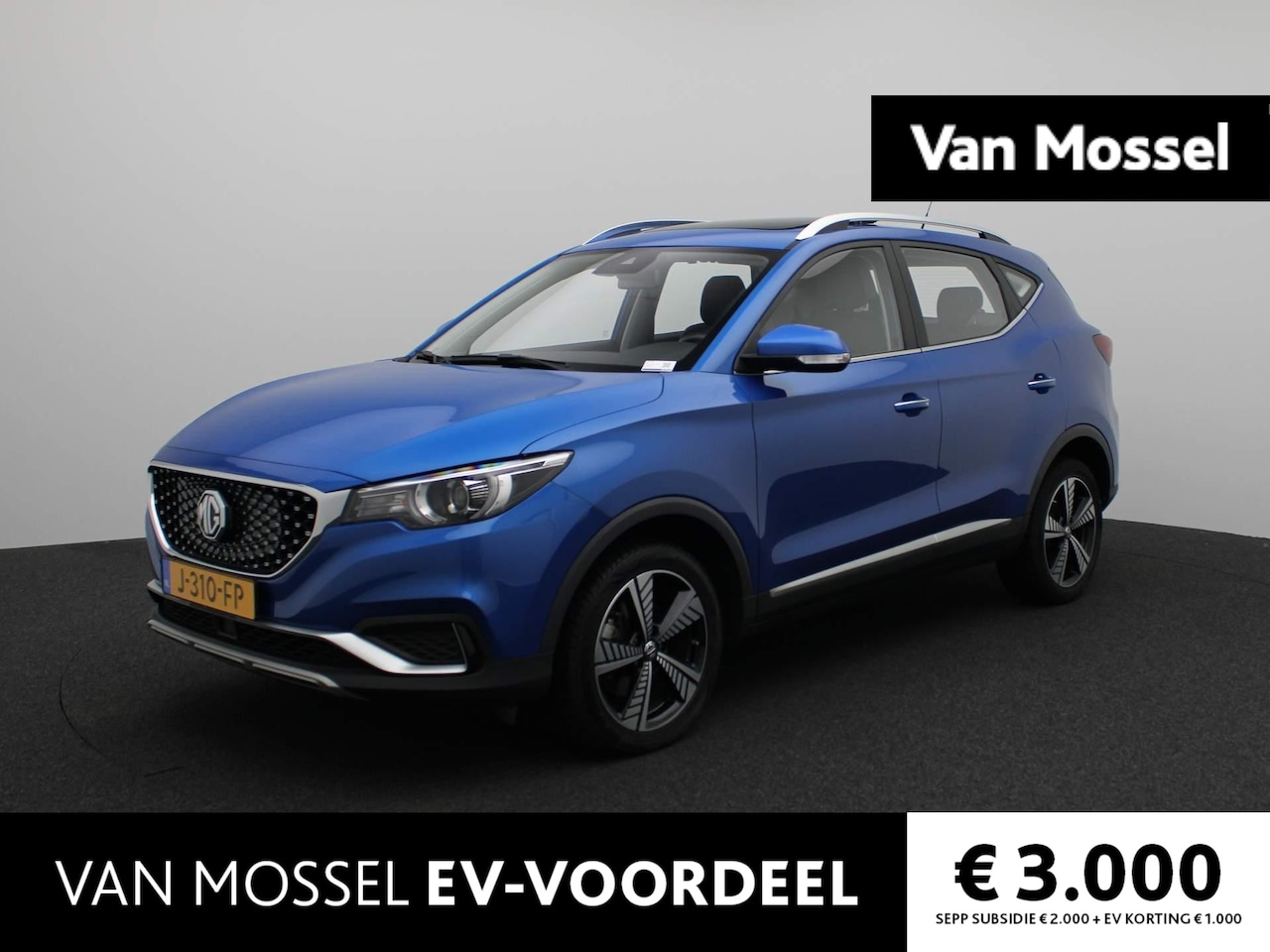 MG ZS - EV Luxury 45 kWh | Leder | Navi | Panoramadak | Camera | Apple CarPlay | Adaptive Cruise C - AutoWereld.nl