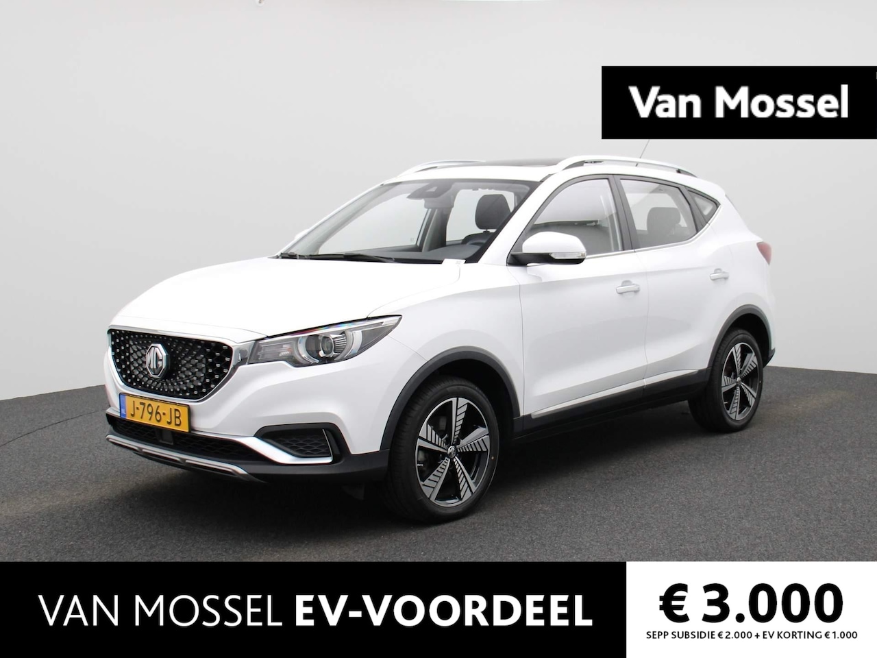 MG ZS - EV Luxury 45 kWh | Leder | Navi | Cam | Airco | Schuifdak | PDC | LED | - AutoWereld.nl