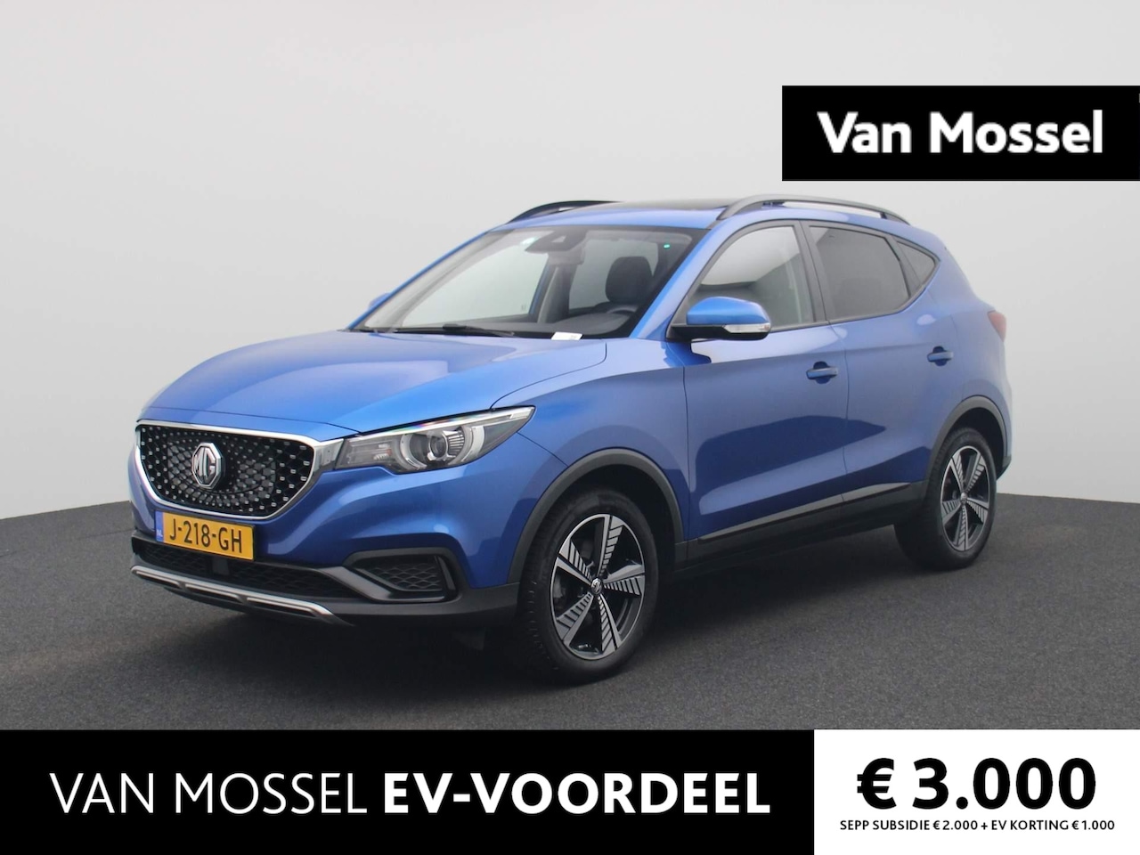 MG ZS - EV Luxury 45 kWh | Leder | Navi | Panoramadak | Camera | Apple CarPlay | Adaptive Cruise C - AutoWereld.nl