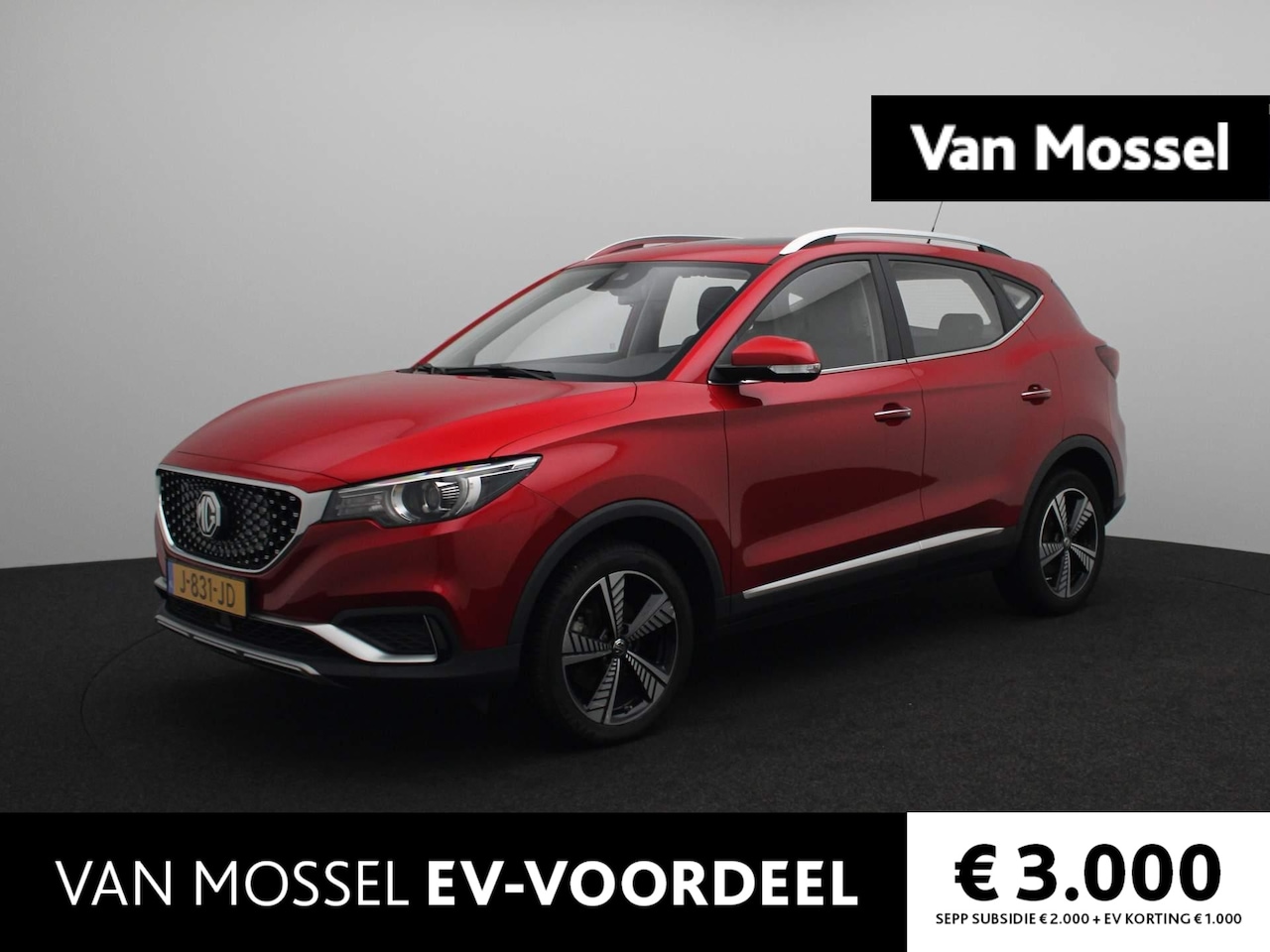 MG ZS - EV Luxury 45 kWh | Leder | Navi | Panoramadak | Camera | Apple CarPlay | Adaptive Cruise C - AutoWereld.nl