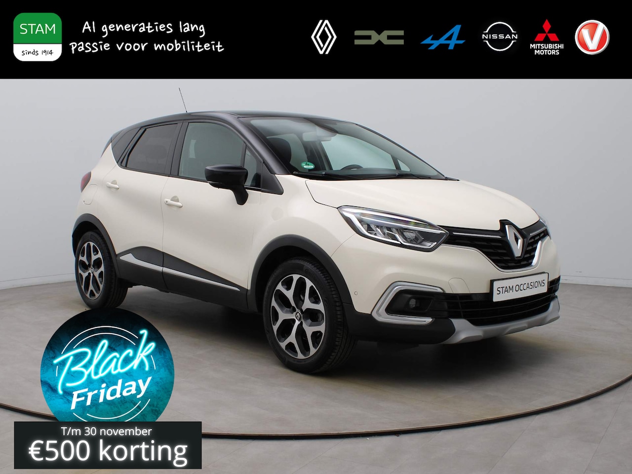 Renault Captur - TCe 150pk Intens EDC/AUTOMAAT Camera | Climate | Navi | Parksens. v+a | Trekhaak - AutoWereld.nl