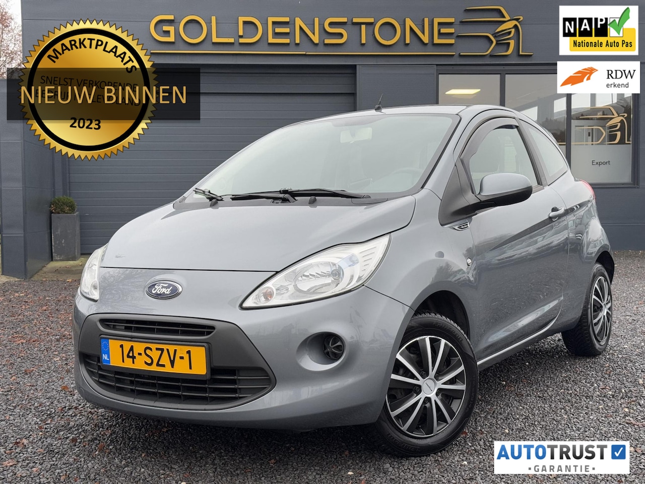 Ford Ka - 1.2 Cool & Sound start/stop Airco,Elek Ramen,Weinig KM,Zeer Zuinig,NL Auto,N.A.P,APK Bij A - AutoWereld.nl