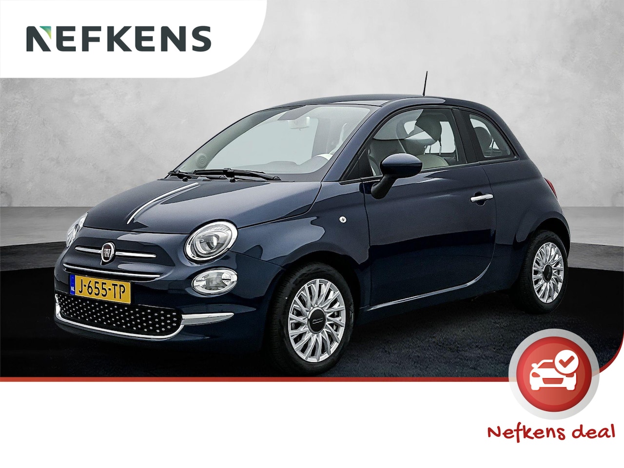 Fiat 500 - Hybrid Lounge 70 pk | Navigatie | Parkeersensoren Achter | Airco | Cruise Control | DAB On - AutoWereld.nl