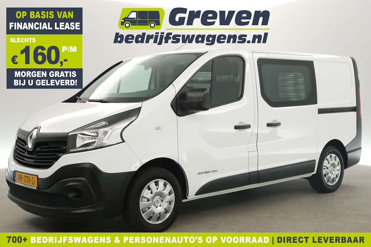 Renault Trafic - 1.6 dCi T29 L1H1 Airco 2xSchuifdeur Cruise Navi PDC Elektrpakket Trekhaak - AutoWereld.nl