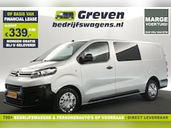 Citroën Jumpy - 2.0 BlueHDI L3H1 Marge Dubbele Cabine 5 Persoons Airco Carplay Cruise Navi PDC Trekhaak