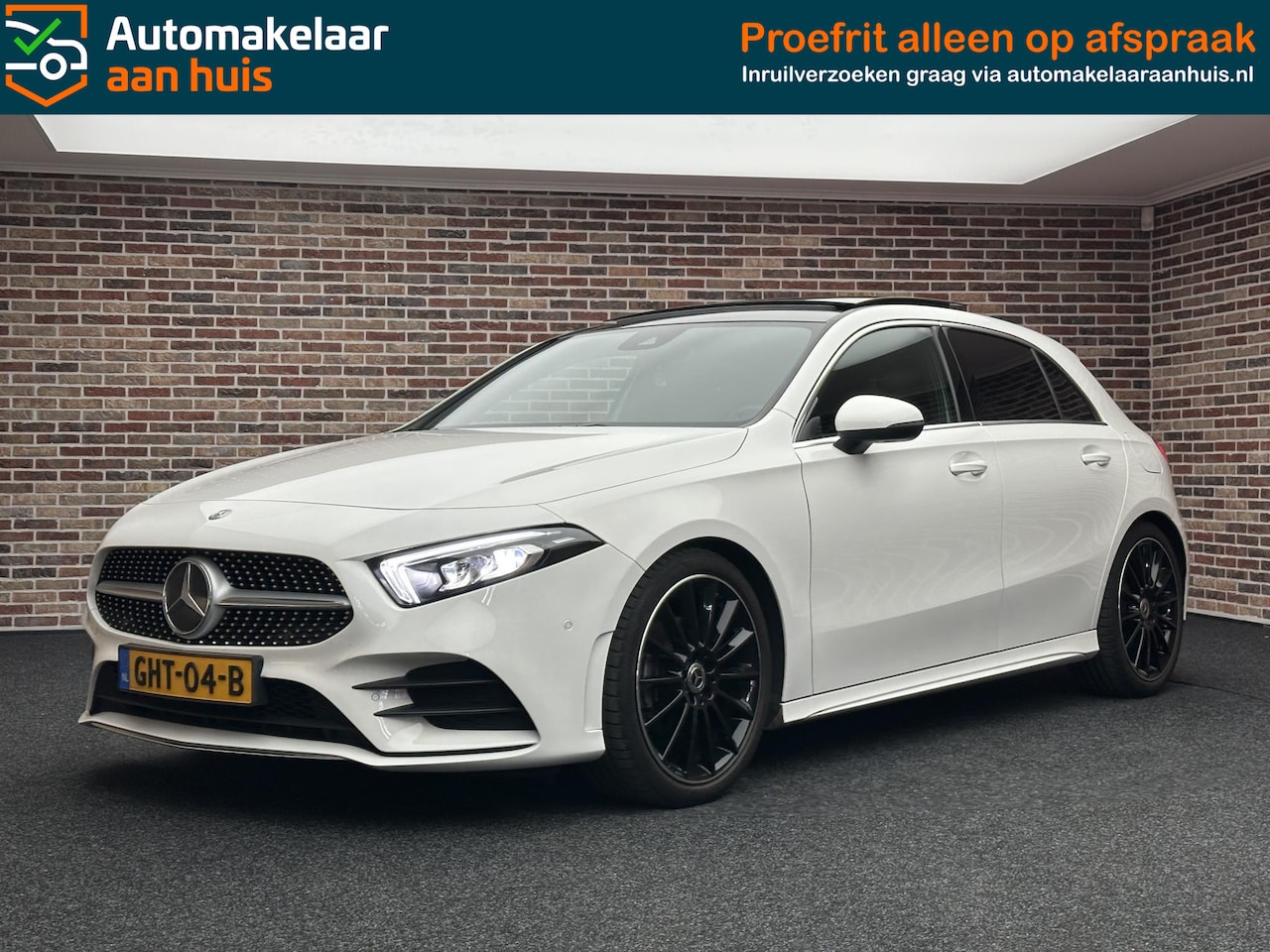 Mercedes-Benz A-klasse - 200 Business Solution AMG Upgrade | Dak| Dealer onderhouden| - AutoWereld.nl