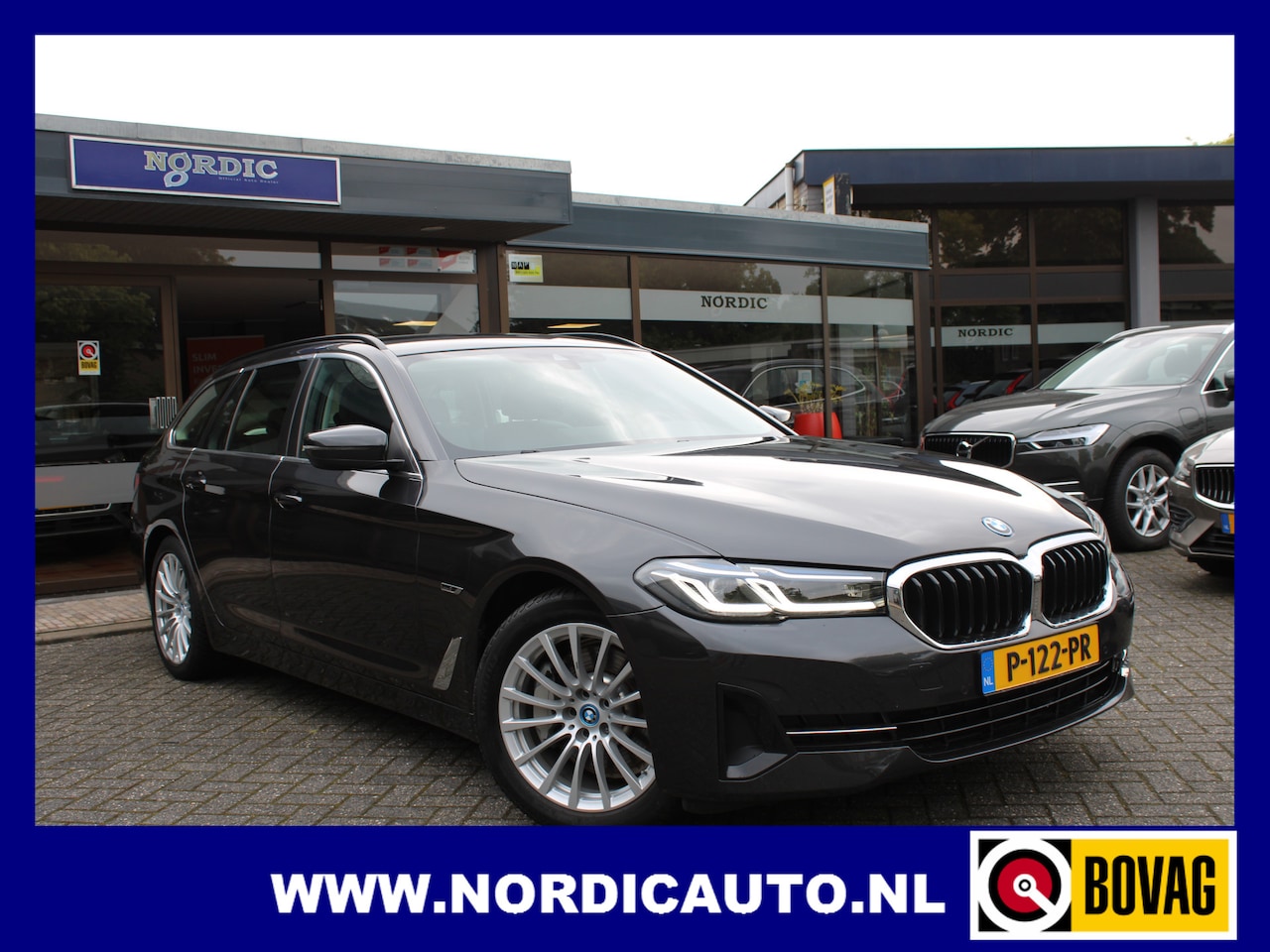 BMW 5-serie Touring - 520E BUSINESS EDITION PLUS / 74.844 KM- 2022 !! VIRTUAL COCPIT- NAVIGATIE- LEDER- MEMORY S - AutoWereld.nl