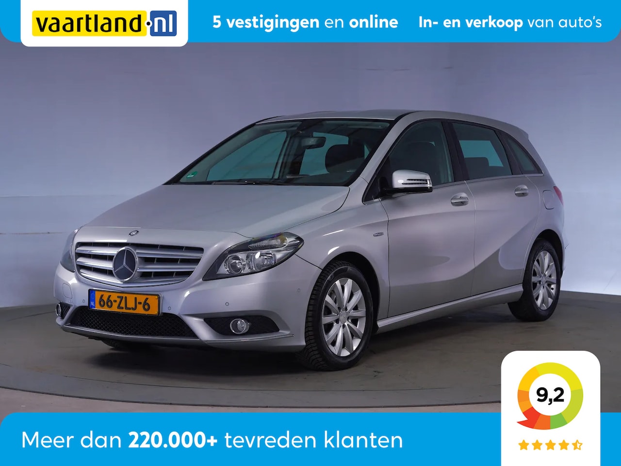 Mercedes-Benz B-klasse - 180 Ambition [ Navigatie Cruise control Parkeersensoren V+A] - AutoWereld.nl