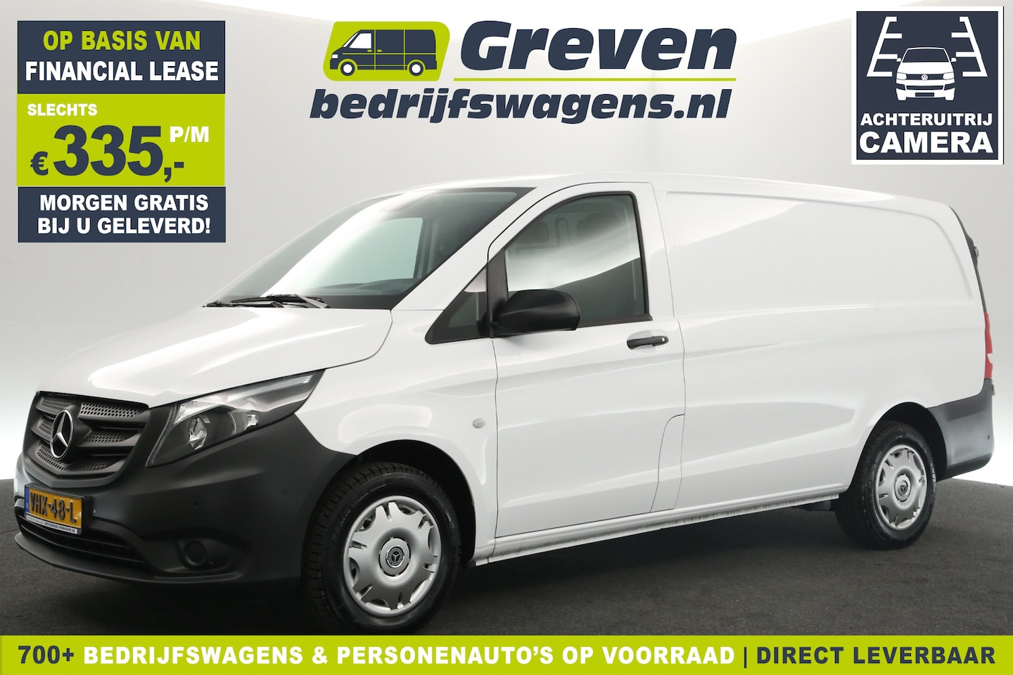 Mercedes-Benz Vito - 116 CDI Lang 164PK Airco Camera Carplay Cruise Navi PDC Elektrpakket Schuifdeur Trekhaak - AutoWereld.nl