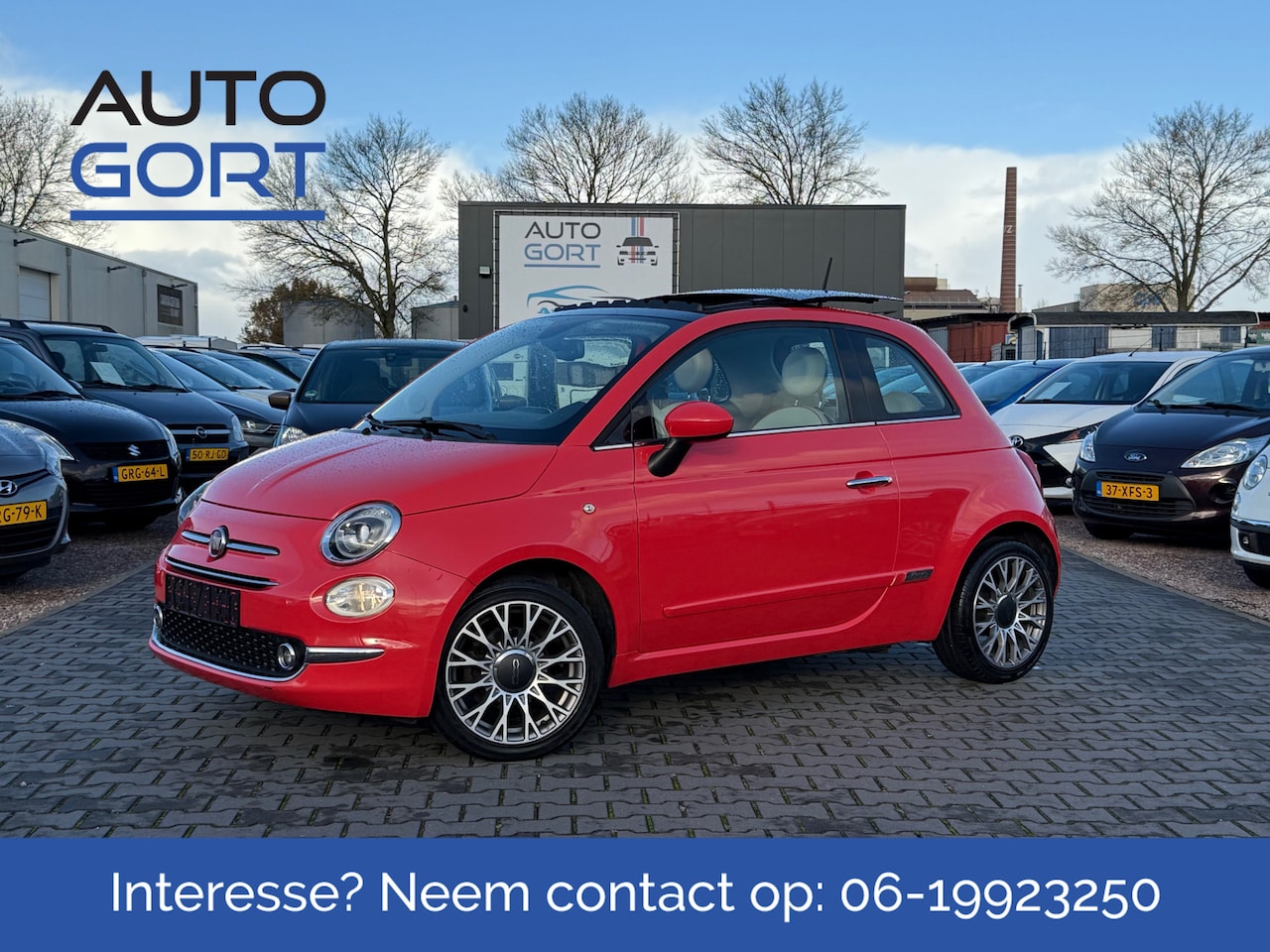 Fiat 500 - 1.2 Lounge | 4 cilinder | Clima | Schuifdak | 1e eigenaar | Parkeersens. | Zeer mooi!! - AutoWereld.nl