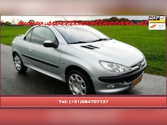 Peugeot 206 CC - 1.6-16V, Airco, Rood Leder