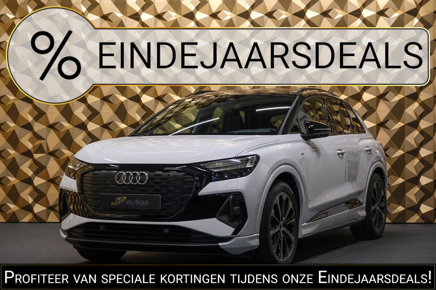 Audi Q4 e-tron - 40 204pk Competition S-line 77 kWh Sonos audio Head-up *Marge* Trekhaak elektrisch Camera - AutoWereld.nl