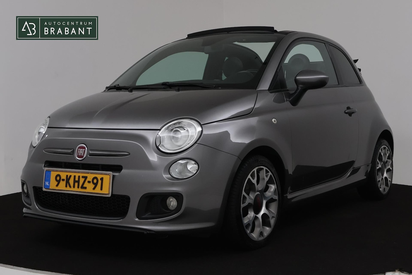 Fiat 500 - 0.9 TwinAir 500S Sport Semi-Automaat (OPEN DAK, AIRCO, MULTIMEDIA, LEDER, GOED ONDERHOUDEN - AutoWereld.nl