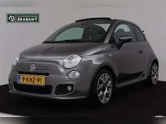 Fiat 500 - 0.9 TwinAir 500S Sport Semi-Automaat (OPEN DAK, AIRCO, MULTIMEDIA, LEDER, GOED ONDERHOUDEN