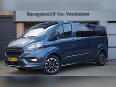 Ford Transit Custom - 310 2.0 TDCI 170pk L2H1 Sport 2x Schuifdeur 5-Zits LED Trekhaak 17inch LM H-Leder Glaspane