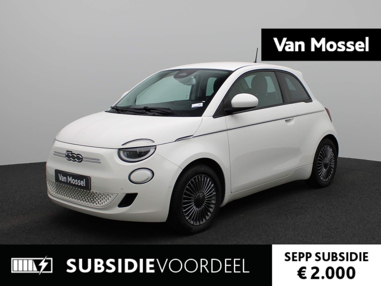 Fiat 500e - Icon 42 kWh | Navi | ECC | PDC | LMV | Cam | LED | - AutoWereld.nl