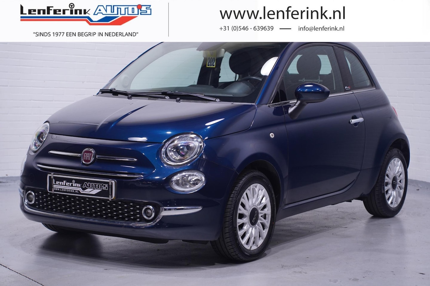 Fiat 500 C - 0.9 TwinAir Turbo Sport Lite Navi Cruise Mistlampen Apple PDC Carplay NAP - AutoWereld.nl