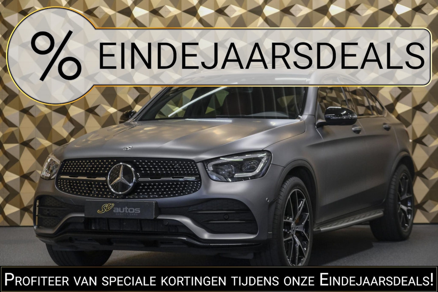 Mercedes-Benz GLC-klasse Coupé - GLC200 AMG 197pk Schuifdak Magno matgrijs Digital cockpit Burmester Distronic+ Multibeam l - AutoWereld.nl