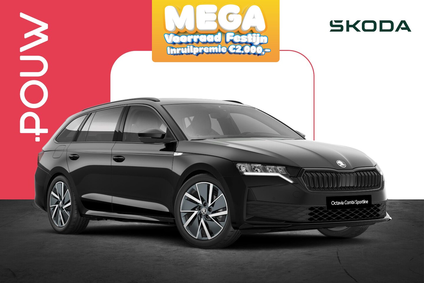 Skoda Octavia Combi - 1.5 TSI 150pk MHEV Sportline Business | Trekhaak Wegklapbaar | 18" Velgen - AutoWereld.nl