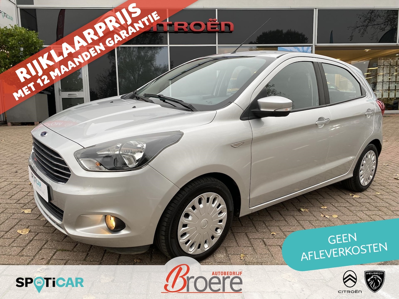 Ford Ka - 1.2 85pk Trend Ultimate | nieuwe distributie, climate control, cruise control, parkeersens - AutoWereld.nl