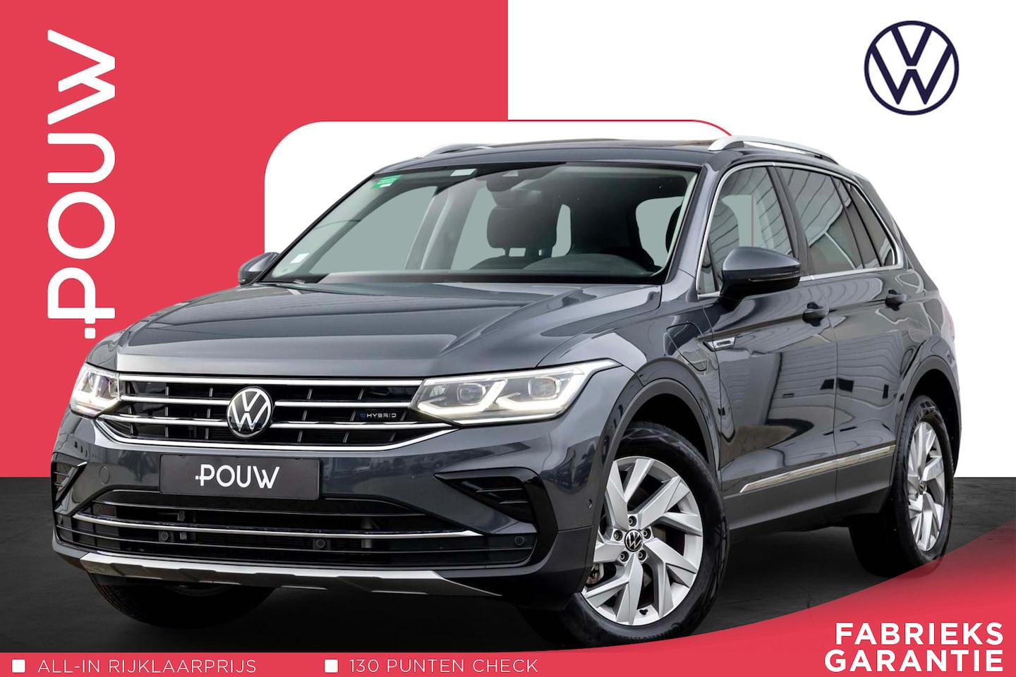 Volkswagen Tiguan - 1.4 TSI eHybrid 245pk DSG Elegance | Panoramadak | Elektrische Achterklep | Achteruitrijca - AutoWereld.nl