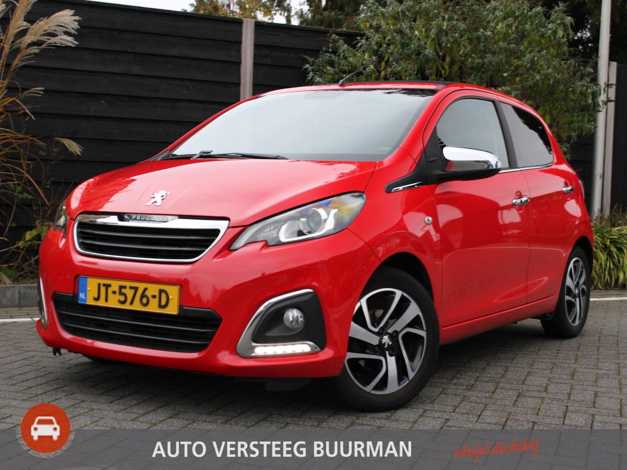 Peugeot 108 - 1.0 e-VTi 70PK 5DRS Allure TOP! Open Dak, Achteruitrijcamera, Airco, Bluetooth, Lichtmetal - AutoWereld.nl