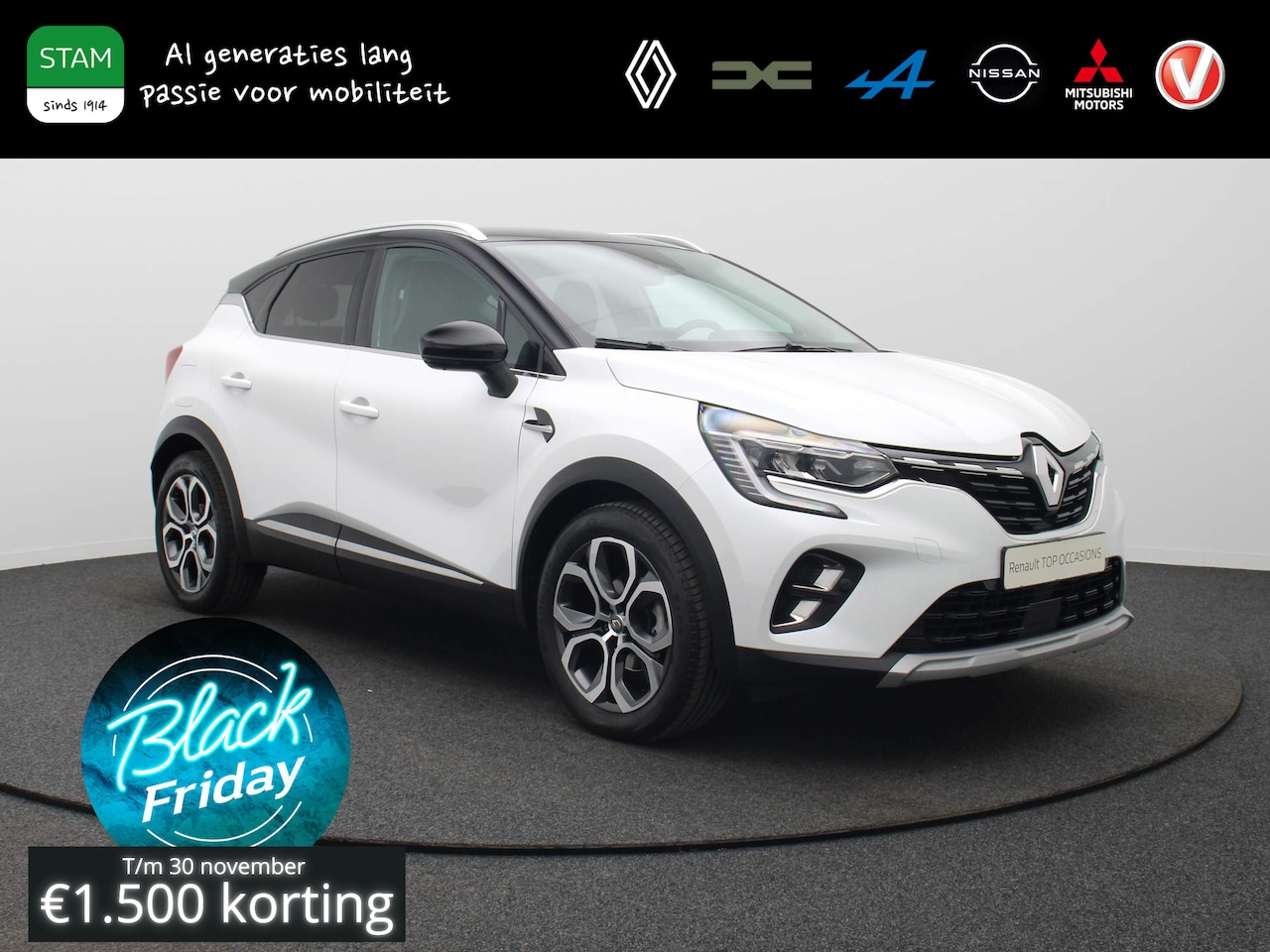 Renault Captur - TCe 140pk Intens Camera | Climate | 9,3" Navi | Parksens. v+a - AutoWereld.nl