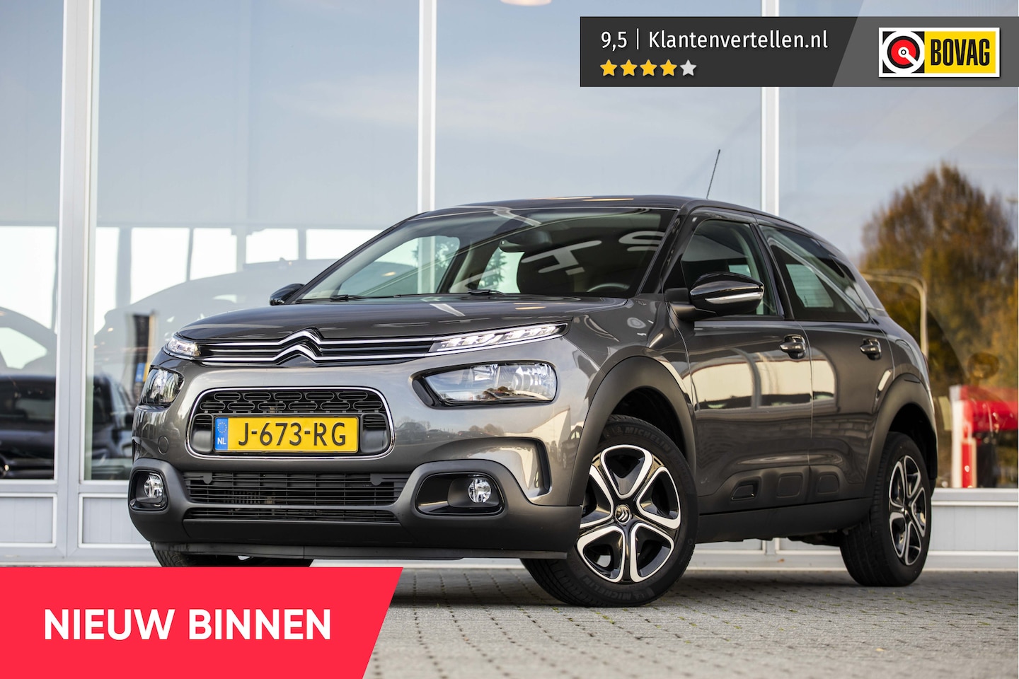 Citroën C4 Cactus - 1.2 PureTech Feel | NL Auto | Carplay | Parkeersensoren | - AutoWereld.nl