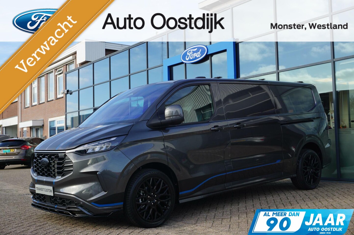 Ford Transit Custom - 300 2.0 TDCI L2H1 Sport 170PK Automaat DECEMBER RIJDEN!! 2x Schuifdeur Trekhaak Adaptieve - AutoWereld.nl