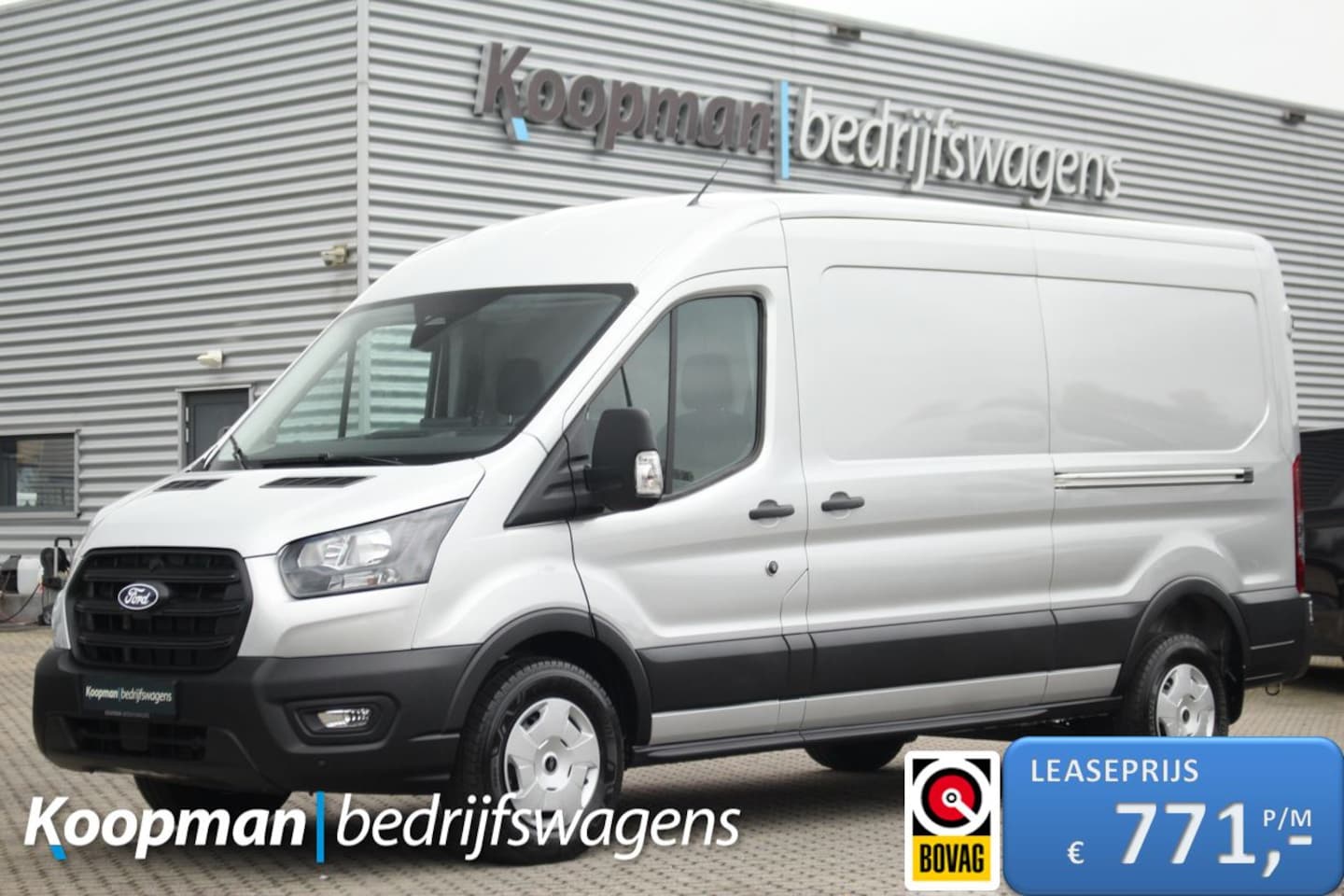 Ford Transit - 350 2.0TDCI 165pk L3H2 Trend | Automaat | Nieuw model | L+R Zijdeur | Sync 4 13" | Camera - AutoWereld.nl