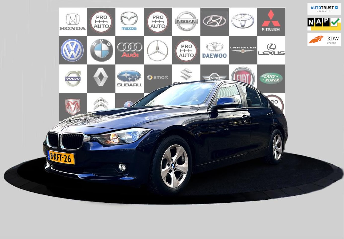 BMW 3-serie - 316i Business Leder_Navi_Clima_Trekhaak - AutoWereld.nl