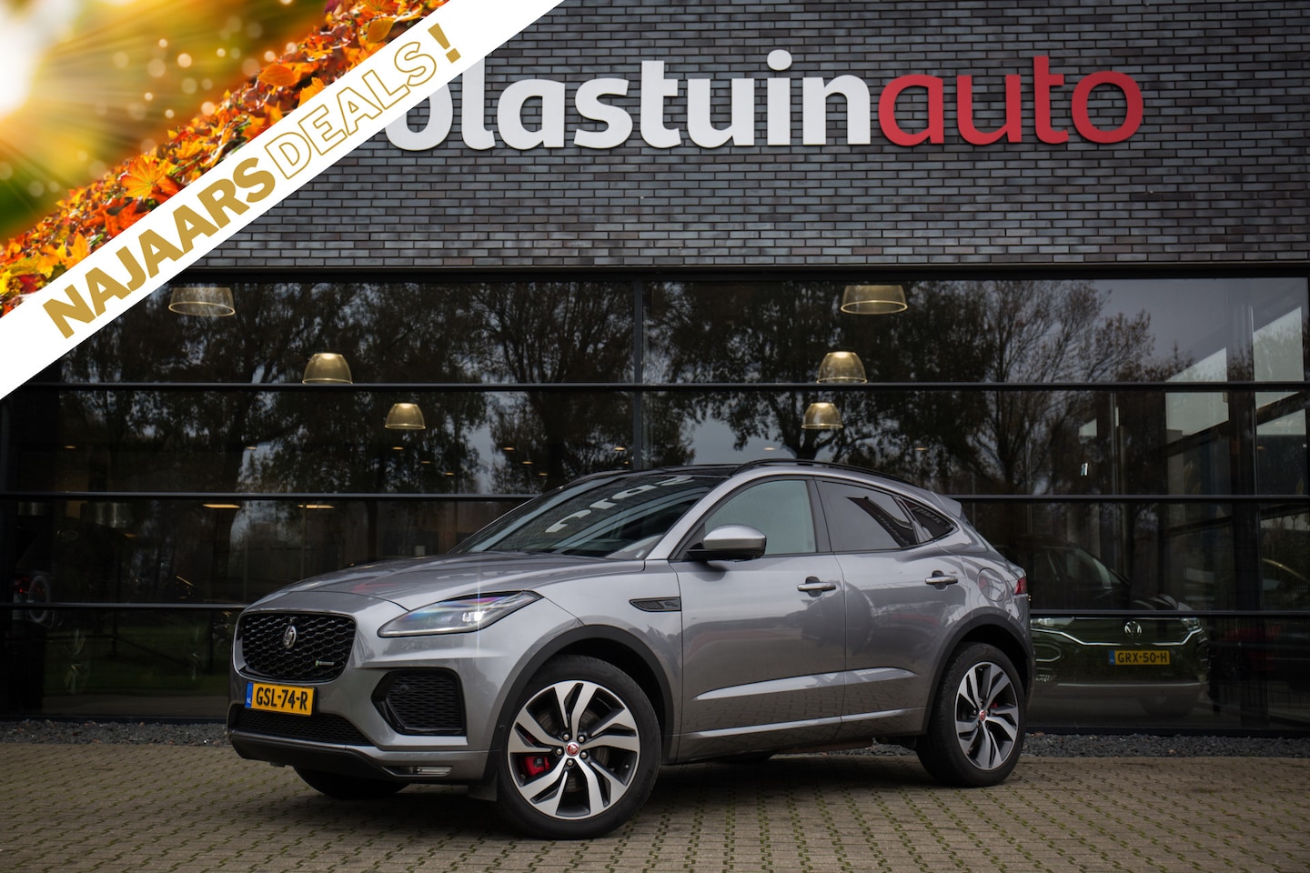 Jaguar E-Pace - 1.5 P300e AWD R-Dynamic HSE , Pano dak, HUD, Meridian audio, Keyless entry, - AutoWereld.nl