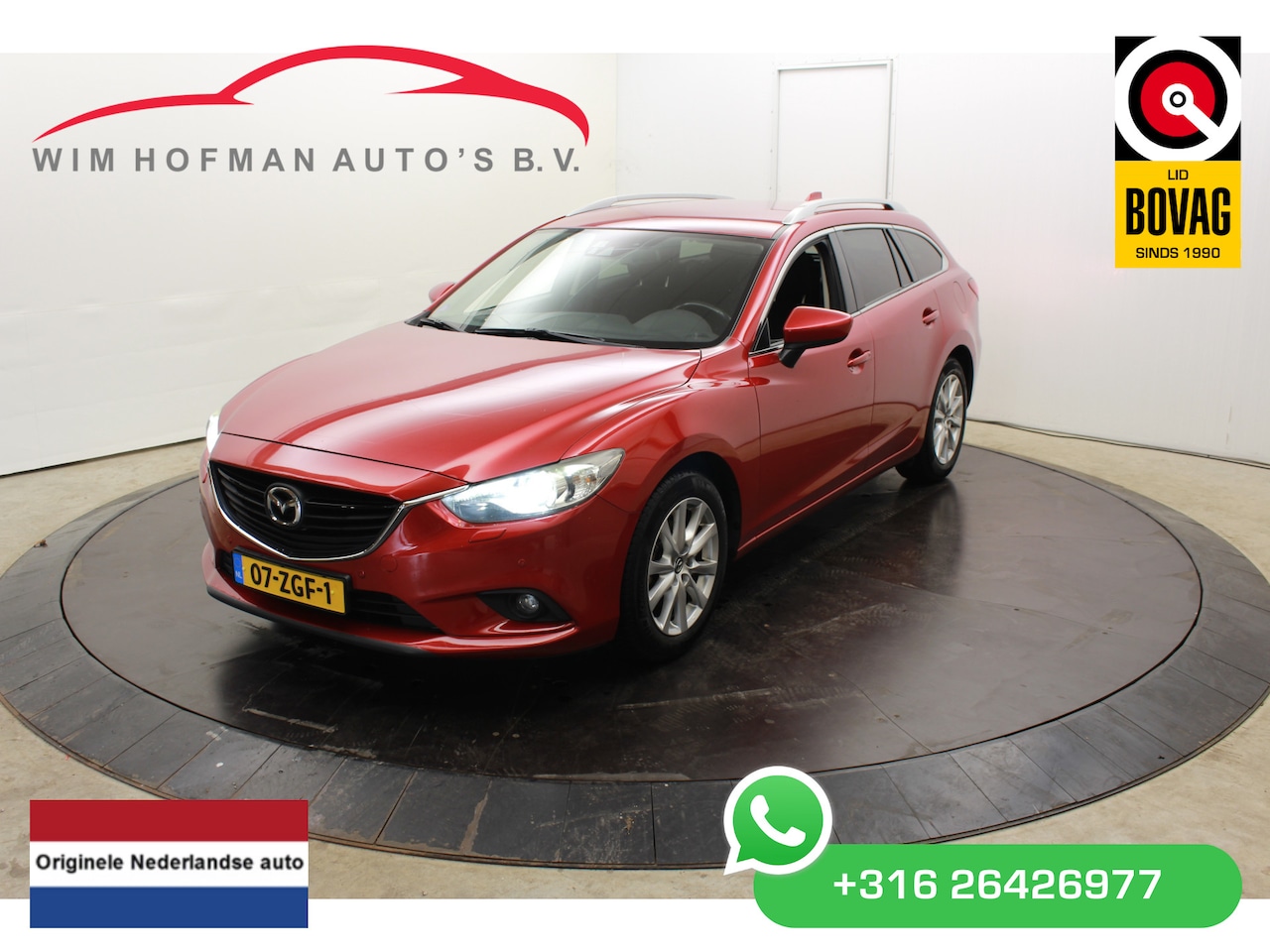 Mazda 6 Sportbreak - 2.0 TS+ Lease Pack Trekhaak stoelver. Navi PDC - AutoWereld.nl