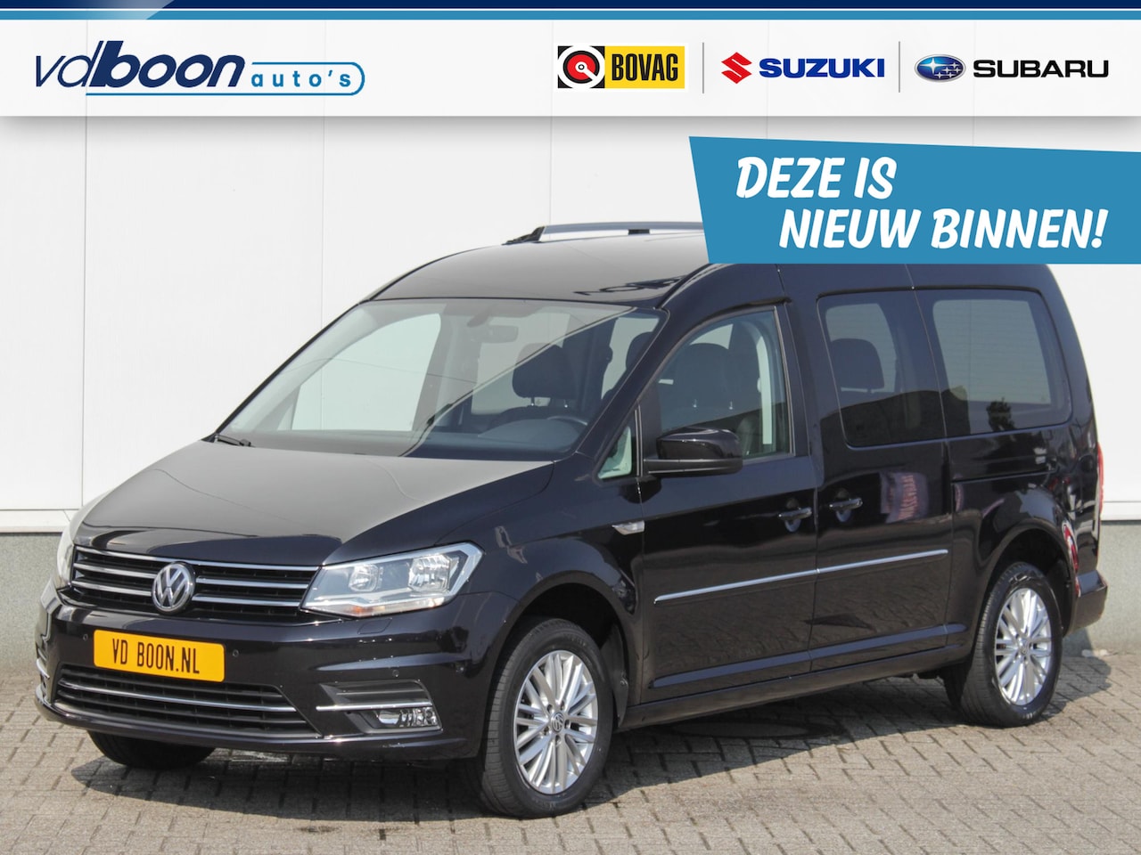 Volkswagen Caddy Maxi - 1.4 TSI HighLine 7P | Automaat | Navi | Cruise | Clima | Park sens V+A - AutoWereld.nl