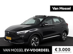 MG ZS - EV Long Range Luxury 70 kWh Pebble Black ACTIE voorraad registratiekorting / ( Subsidie pa