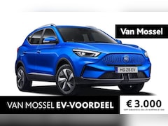 MG ZS - EV Long Range Luxury 70 kWh Como Blue ACTIE voorraad registratiekorting / ( Subsidie parti