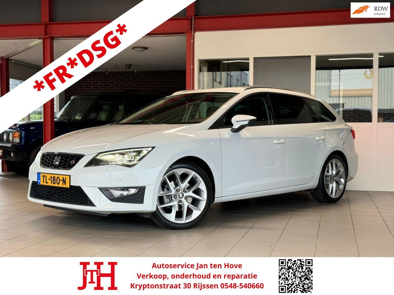 Seat Leon ST - 1.4 EcoTSI FR 150PK*DSG*LED*Cruise control*Navi*Clima*Stoel verwarming* - AutoWereld.nl