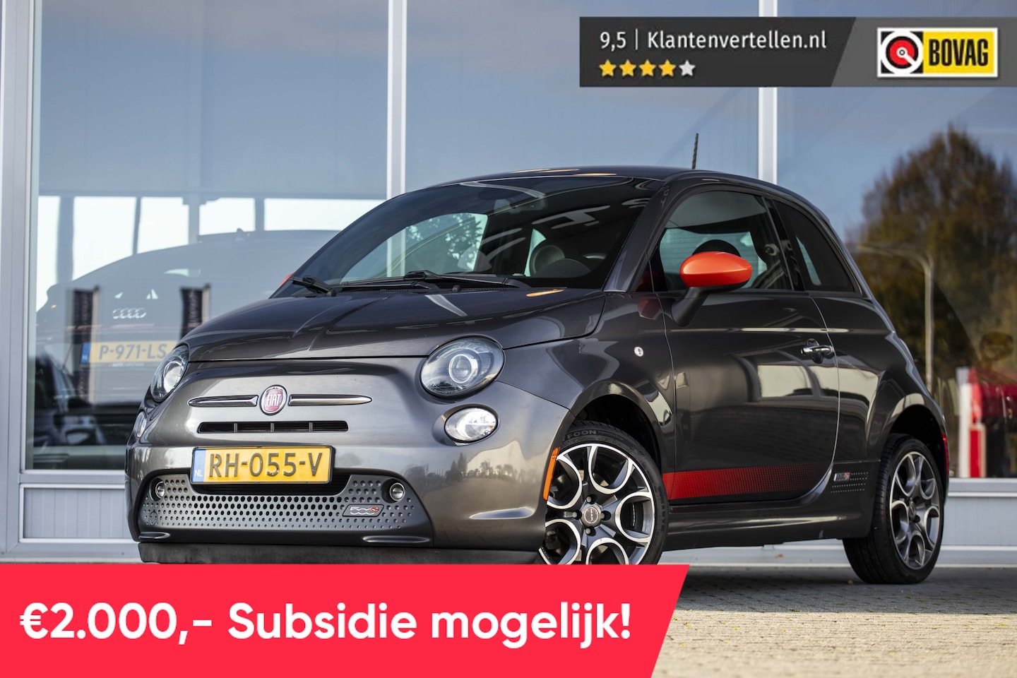 Fiat 500e - 24kwh | 2000,- Sub mogelijk | Xenon | Stoelv | Half leder | - AutoWereld.nl