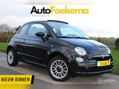 Fiat 500 - 1.2 Lounge Cabrio Automaat, Leer lmv clima. etc