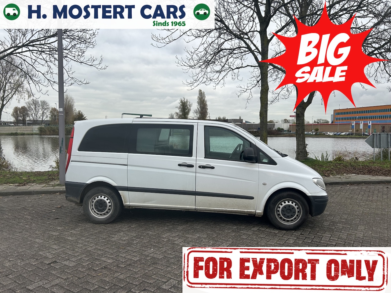 Mercedes-Benz Vito - 109 CDI 320 Lang DC standaard * 6 PERSOONS * AIRCO * APK * TREKHAAK * DISCOUNT COLLECTIE * - AutoWereld.nl