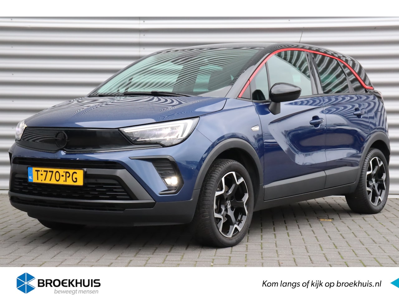 Opel Crossland - 1.2 TURBO 130PK GS-LINE LEVEL 4 AUTOMAAT / NAVI / LEDER / CLIMA / AGR / 17" LMV / CAMERA / - AutoWereld.nl