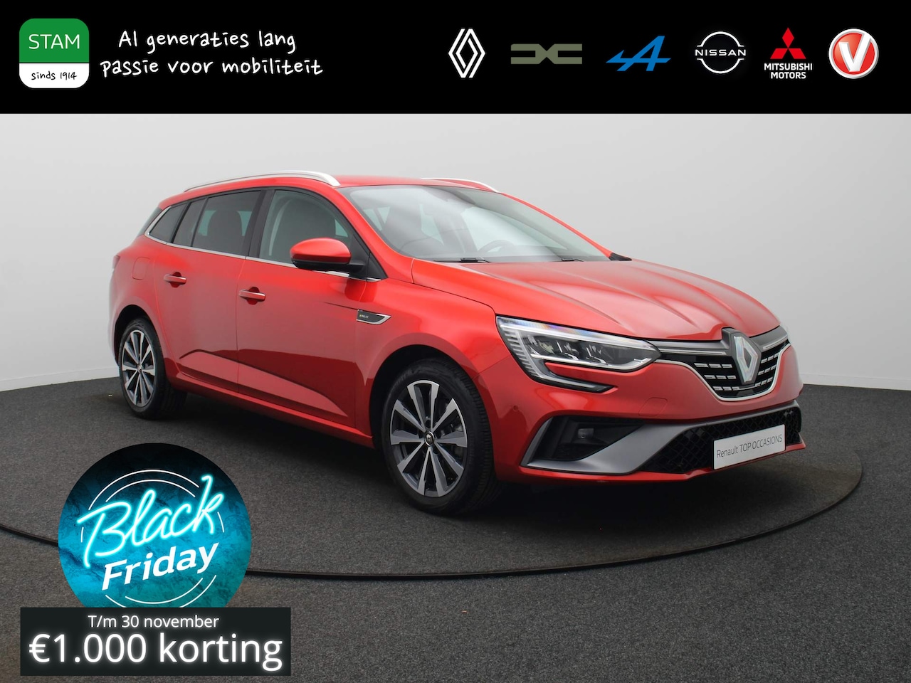 Renault Mégane Estate - TCe 160pk R.S. Line EDC/AUTOMAAT Camera | Dodehoeksensoren | Navi | Stoelverwarming - AutoWereld.nl