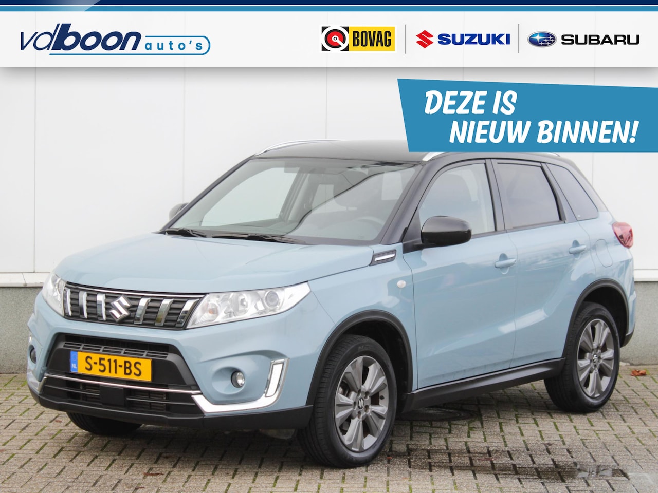 Suzuki Vitara - 1.0 Boosterjet Select | Navi | Cruise | Clima | Camera | Lm-Velgen - AutoWereld.nl